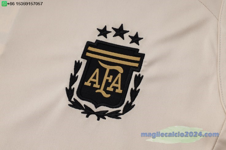Formazione Senza Maniche Argentina 2024 Giallo Blu Poco Prezzo