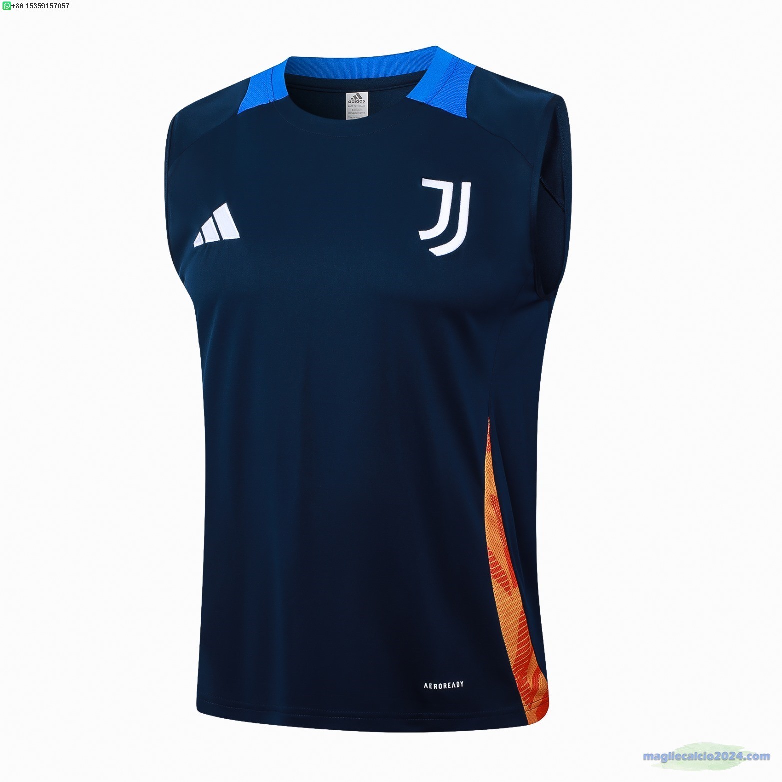 Formazione Senza Maniche Juventus 2024 2025 Blu Navy Poco Prezzo