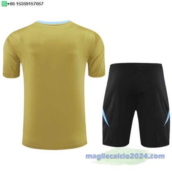 Formazione Set Completo Argentina 2024 Giallo Nero Blu Poco Prezzo