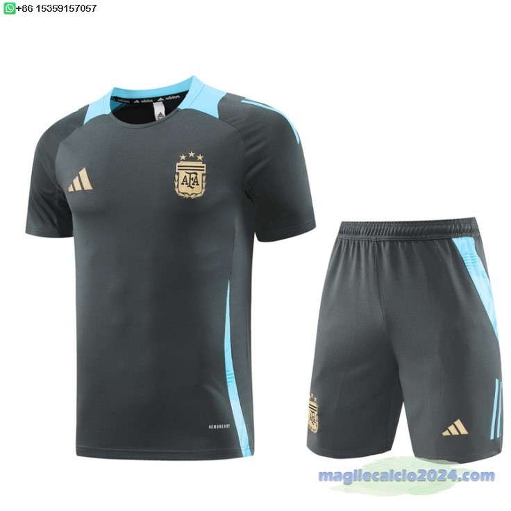 Formazione Set Completo Argentina 2024 Grigio Blu Poco Prezzo