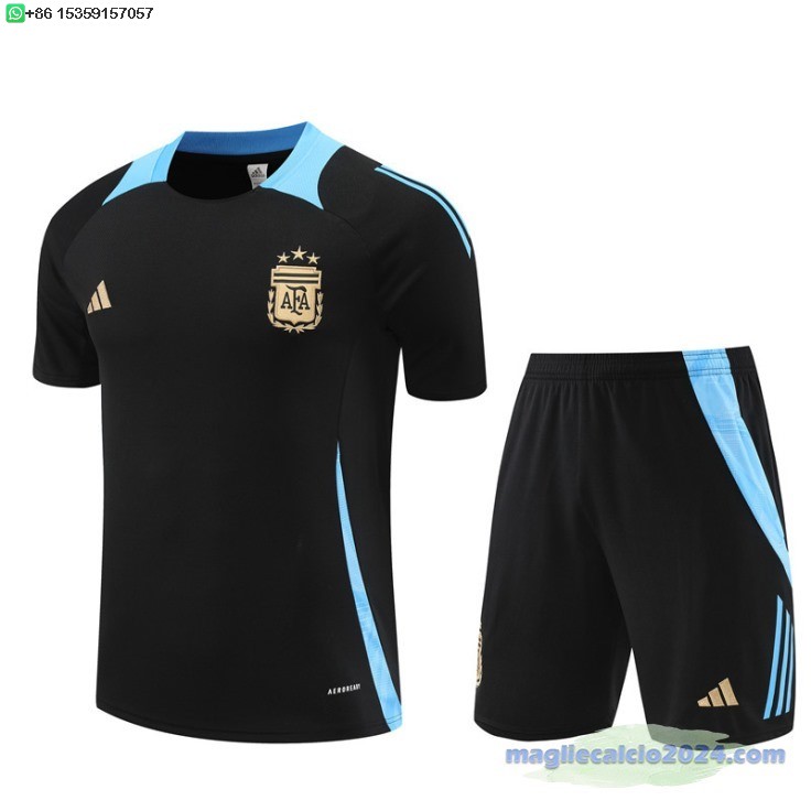 Formazione Set Completo Bambino Argentina 2024 Nero III Blu Poco Prezzo