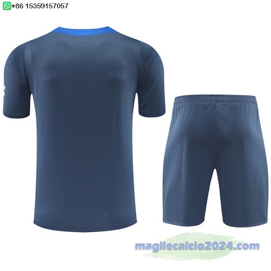 Formazione Set Completo Inter Milan 2024 2025 Grigio Blu Poco Prezzo