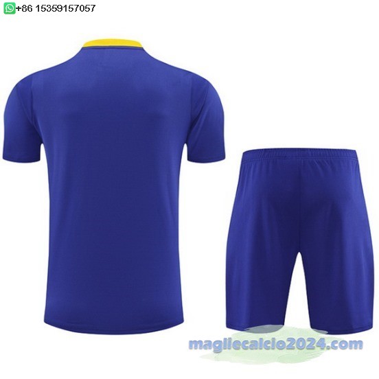 Formazione Set Completo Inter Milán 2024 2025 Purpureo Giallo Poco Prezzo