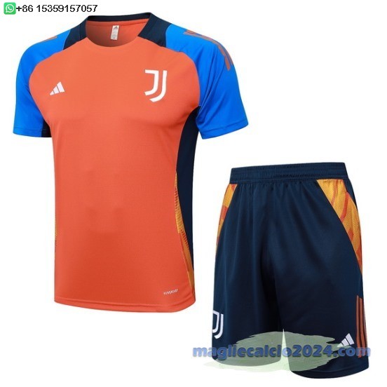 Formazione Set Completo Juventus 2024 2025 Arancione Blu Poco Prezzo