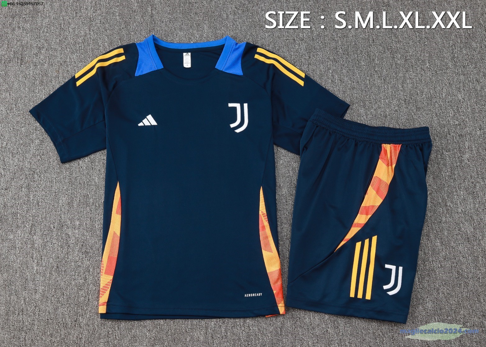 Formazione Set Completo Juventus 2024 2025 Blu Navy Poco Prezzo