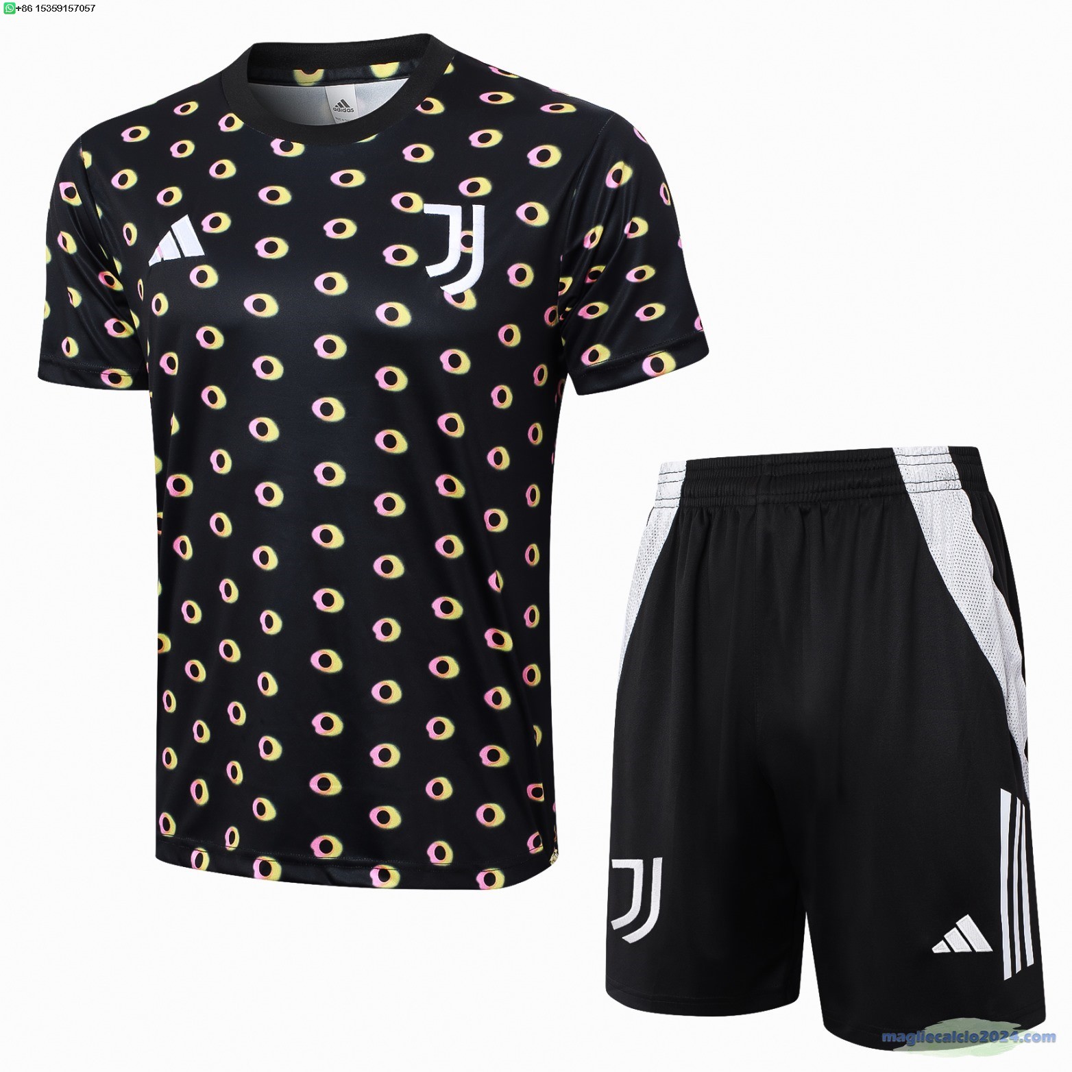 Formazione Set Completo Juventus 2024 2025 Nero Bianco Poco Prezzo