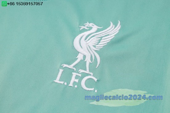 Formazione Set Completo Liverpool 2024 2025 Verde Nero Poco Prezzo