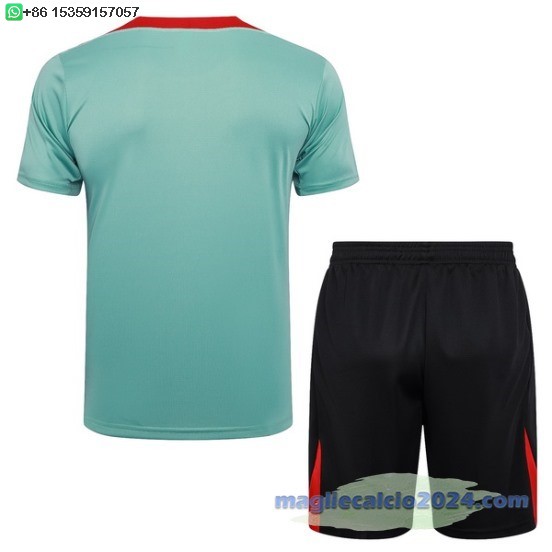 Formazione Set Completo Liverpool 2024 2025 Verde Nero Poco Prezzo