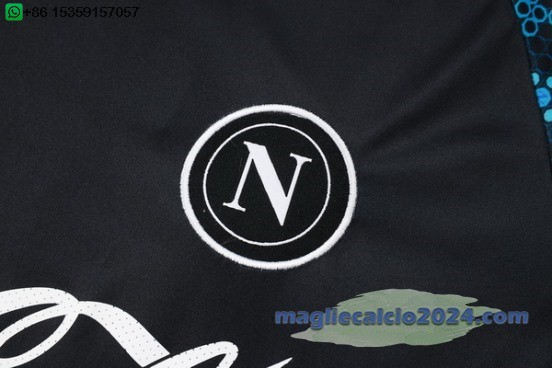 Formazione Set Completo Napoli 2024 2025 Blu Navy Poco Prezzo