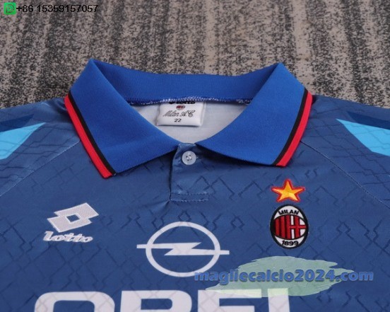 Fourth Conjunto De Bambino AC Milan Retro 1995 1996 Poco Prezzo