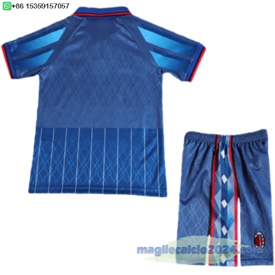 Fourth Conjunto De Bambino AC Milan Retro 1995 1996 Poco Prezzo