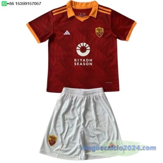 Fourth Conjunto De Bambino As Roma 2023 2024 Poco Prezzo