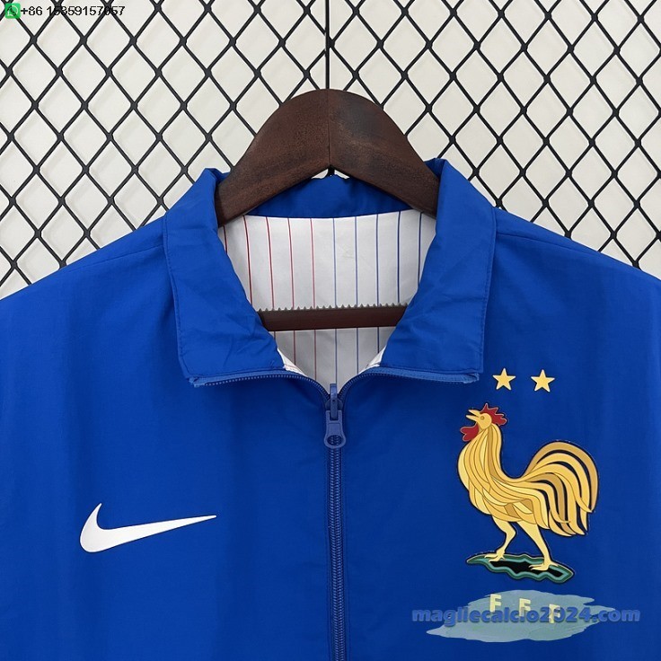 Giacca a vento Francia 2024 Blu I Bianco Poco Prezzo