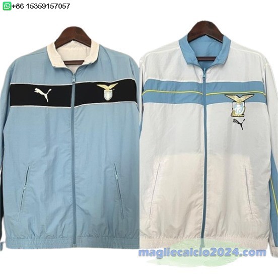 Giacca a vento Lazio 2024 2025 Blu Bianco Poco Prezzo