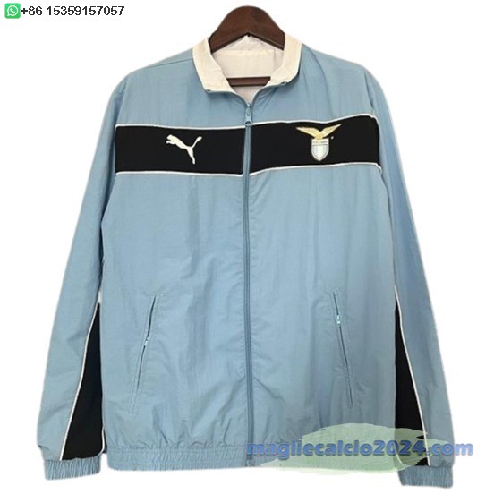 Giacca a vento Lazio 2024 2025 Blu Bianco Poco Prezzo