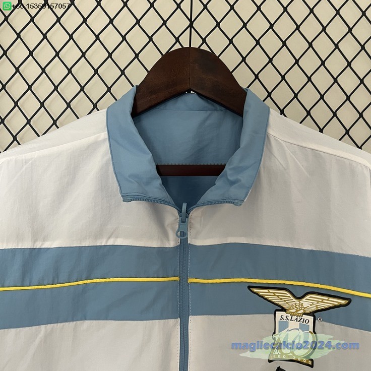 Giacca a vento Lazio 2024 2025 Blu Bianco Poco Prezzo