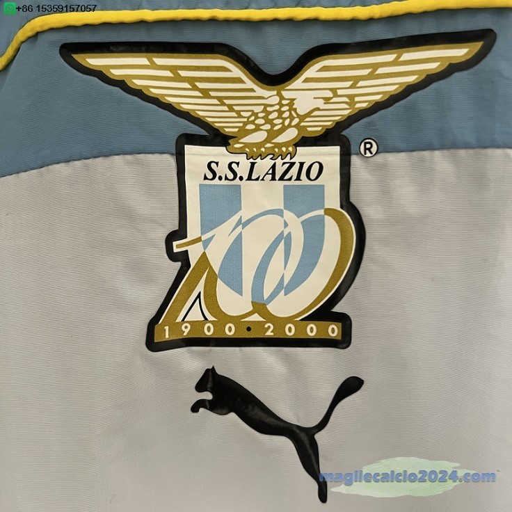 Giacca a vento Lazio 2024 2025 Blu Bianco Poco Prezzo