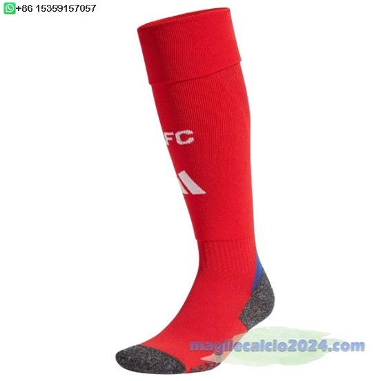 Home Calzettoni Bambino Arsenal 2024 2025 Rosso Poco Prezzo