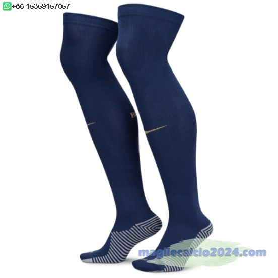 Home Calzettoni Bambino Barcelona 2024 2025 Blu Poco Prezzo