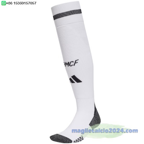 Home Calzettoni Bambino Real Madrid 2024 2025 Bianco Poco Prezzo
