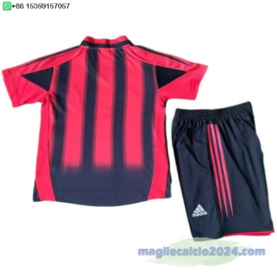 Home Conjunto De Bambino AC Milan Retro 2004 2005 Poco Prezzo