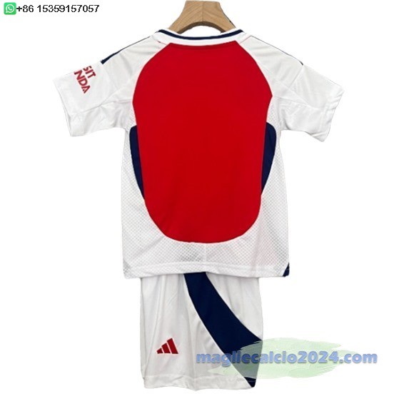 Home Conjunto De Bambino Arsenal 2024 2025 Rosso Bianco Poco Prezzo