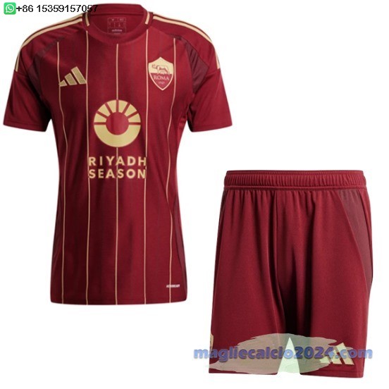 Home Conjunto De Bambino As Roma 2024 2025 Rosso Poco Prezzo