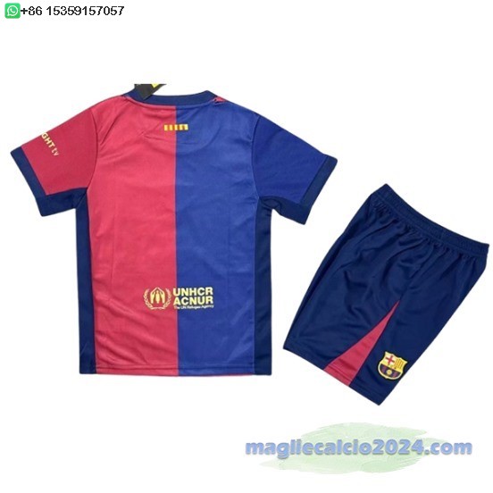 Home Conjunto De Bambino Barcelona 2024 2025 Blu II Rosso Poco Prezzo