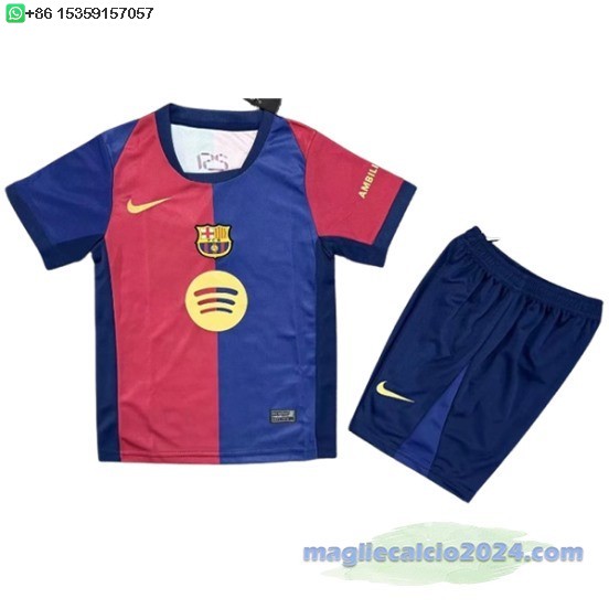 Home Conjunto De Bambino Barcelona 2024 2025 Blu I Rosso Poco Prezzo