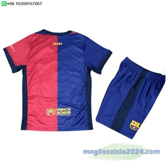 Home Conjunto De Bambino Barcelona 2024 2025 Blu Rosso Poco Prezzo