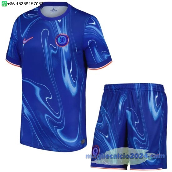 Home Conjunto De Bambino Chelsea 2024 2025 Blu Poco Prezzo
