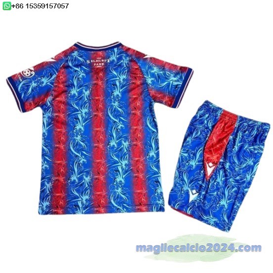 Home Conjunto De Bambino Crystal Palace 2024 2025 Rosso Blu Poco Prezzo