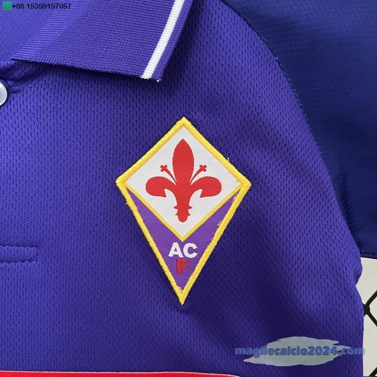 Home Conjunto De Bambino Fiorentina Retro 1998 1999 Poco Prezzo