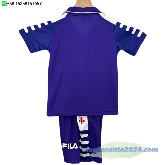Home Conjunto De Bambino Fiorentina Retro 1998 1999 Poco Prezzo