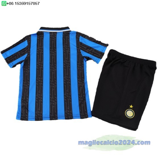 Home Conjunto De Bambino Inter Milán Retro 1997 1998 Poco Prezzo