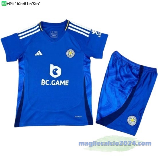 Home Conjunto De Bambino Leicester City 2024 2025 Blu Poco Prezzo