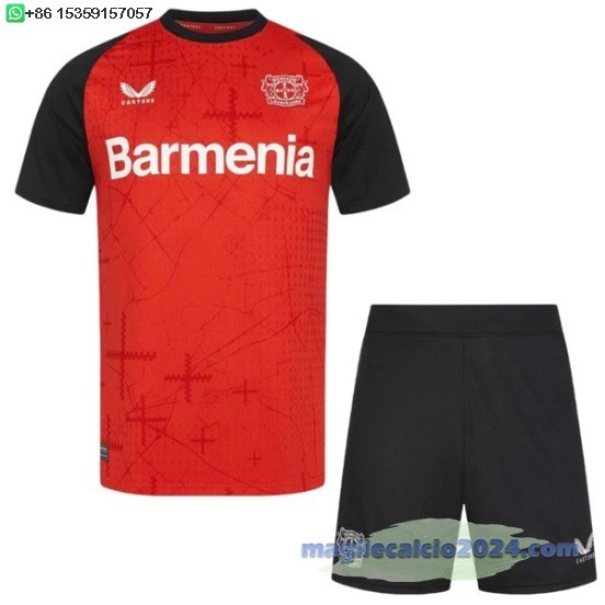 Home Conjunto De Bambino Leverkusen 2024 2025 Poco Prezzo