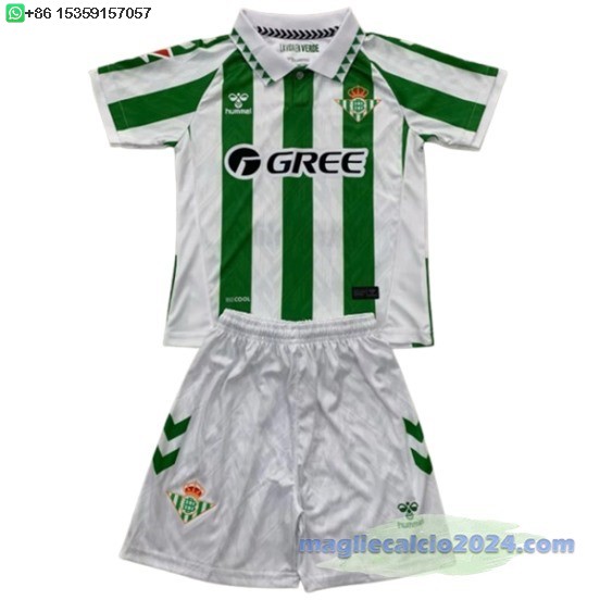 Home Conjunto De Bambino Real Betis 2024 2025 Verde Poco Prezzo