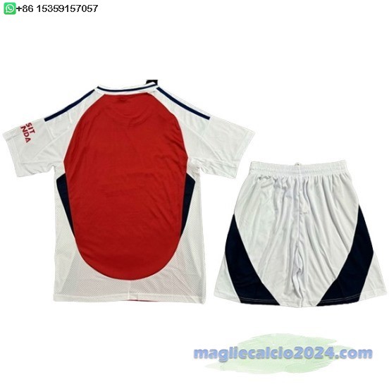 Home Conjunto De Uomo Arsenal 2024 2025 Rosso Bianco Poco Prezzo