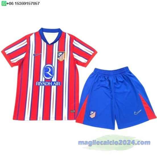 Home Conjunto De Uomo Atletico Madrid 2024 2025 Blu Poco Prezzo