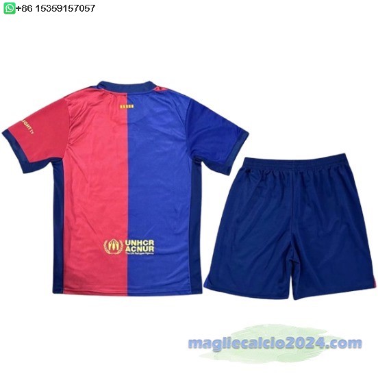 Home Conjunto De Uomo Barcelona 2024 2025 Blu Rosso Poco Prezzo