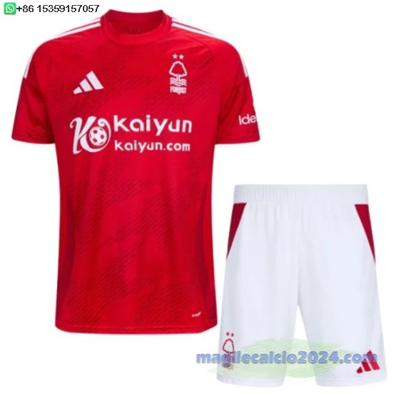 Home Conjunto De Uomo Nottingham Forest 2024 2025 Rosso Poco Prezzo