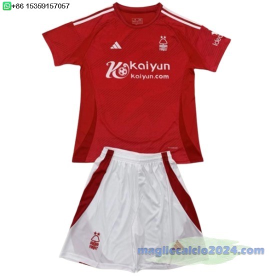 Home Conjunto De Uomo Nottingham Forest 2024 2025 Rosso Poco Prezzo
