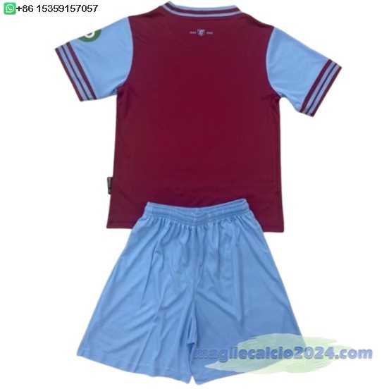 Home Conjunto De Uomo West Ham United 2024 2025 Rosso Poco Prezzo