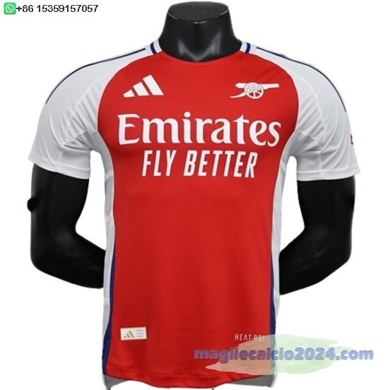 Home Giocatori Maglia Arsenal 2024 2025 Rosso Poco Prezzo