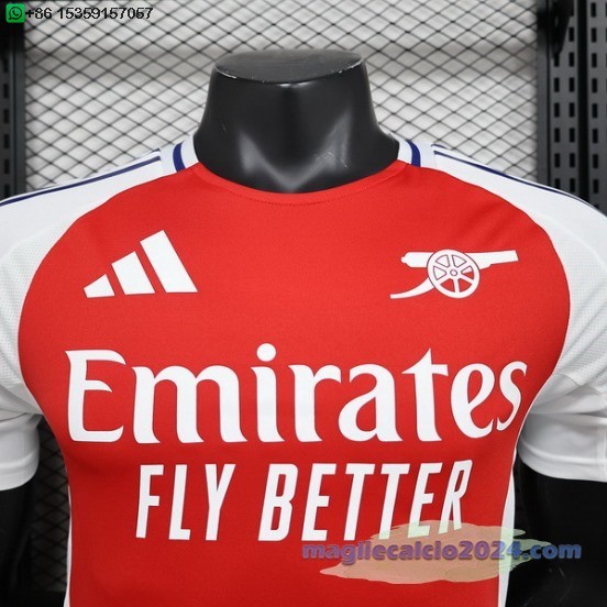 Home Giocatori Maglia Arsenal 2024 2025 Rosso Poco Prezzo
