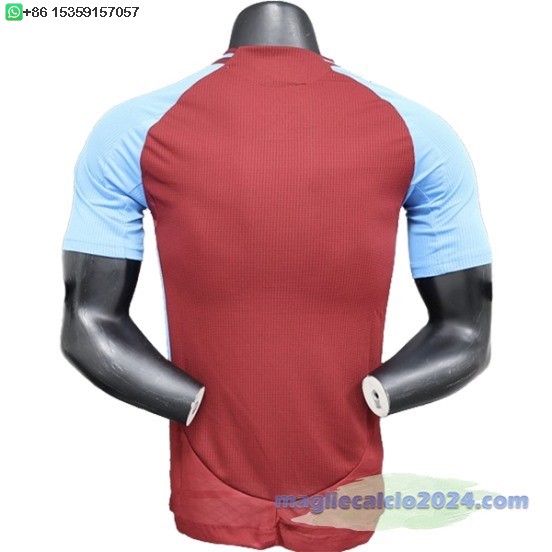 Home Giocatori Maglia Aston Villa 2024 2025 Rosso Poco Prezzo