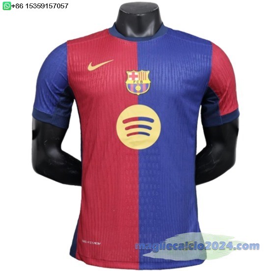 Home Giocatori Maglia Barcelona 2024 2025 Blu I Rosso Poco Prezzo