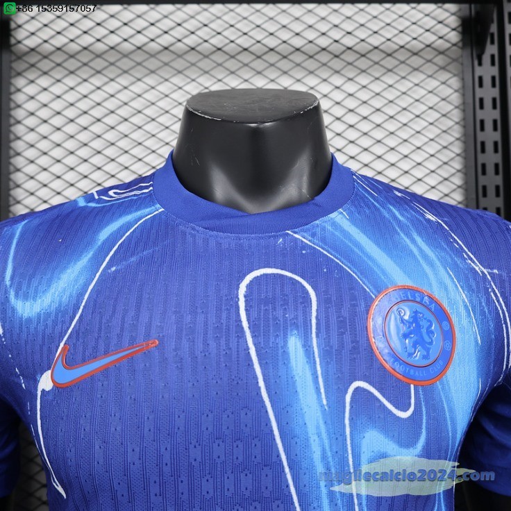 Home Giocatori Maglia Chelsea 2024 2025 Blu Poco Prezzo