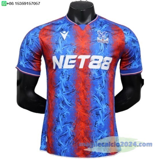 Home Giocatori Maglia Crystal Palace 2024 2025 Blu Rosso Poco Prezzo